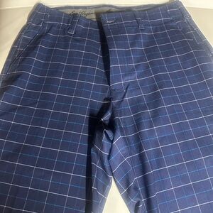 Hogan Navy and Gray Patterned Pants